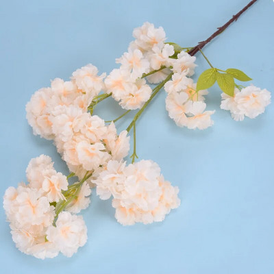 Umjetna grana trešnjinog cvijeta od 100 cm Dekoracija luka za vjenčanje Šifrirani ukrasi za dom s cvijetom trešnjinog cvijeta