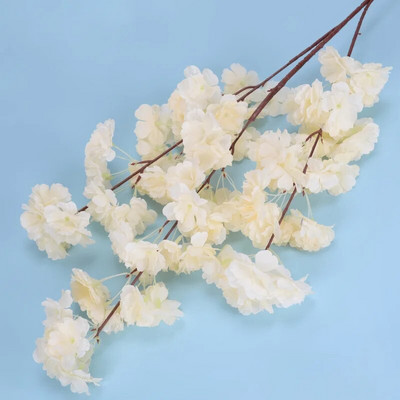 Umjetna grana trešnjinog cvijeta od 100 cm Dekoracija luka za vjenčanje Šifrirani ukrasi za dom s cvijetom trešnjinog cvijeta