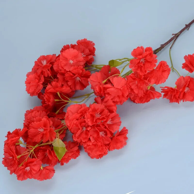 Umjetna grana trešnjinog cvijeta od 100 cm Dekoracija luka za vjenčanje Šifrirani ukrasi za dom s cvijetom trešnjinog cvijeta