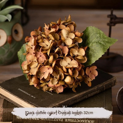 Simulacija cvijeta retro hortenzija dekoracija vjenčanja dom dnevna soba zidna dekoracija rekviziti za fotografije lažno cvijeće