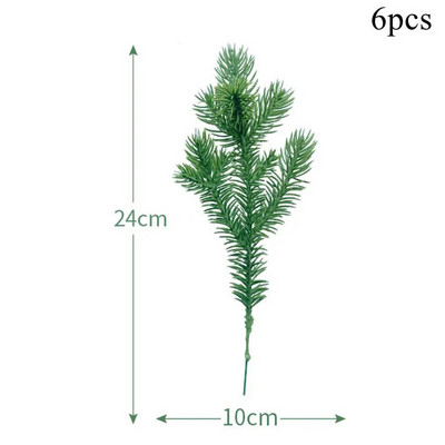 6 komada Umjetne božićne bobice Crvene pjenaste bobice Više vrsta grana za DIY Božićni vijenac Ukrasi za božićno drvce