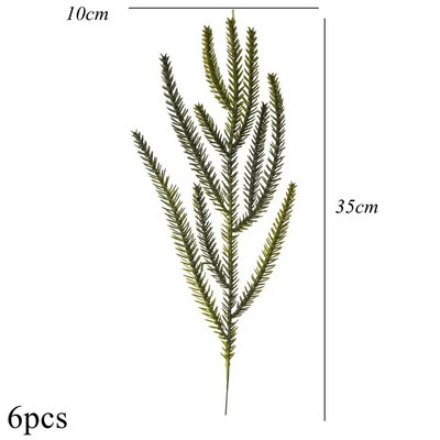 6 komada Umjetne božićne bobice Crvene pjenaste bobice Više vrsta grana za DIY Božićni vijenac Ukrasi za božićno drvce