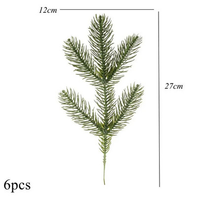 6 komada Umjetne božićne bobice Crvene pjenaste bobice Više vrsta grana za DIY Božićni vijenac Ukrasi za božićno drvce