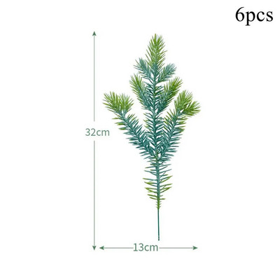 6 komada Umjetne božićne bobice Crvene pjenaste bobice Više vrsta grana za DIY Božićni vijenac Ukrasi za božićno drvce