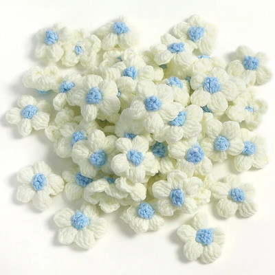 10/20gab 4cm vilnas ziedu aplikācija DIY apģērbiem cepures apavi Amatniecība šūšanas piederumi ielāpi Galvassegas matu sprādzes dekoru aksesuāri