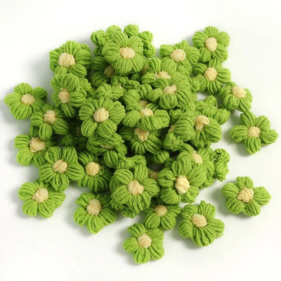 10/20gab 4cm vilnas ziedu aplikācija DIY apģērbiem cepures apavi Amatniecība šūšanas piederumi ielāpi Galvassegas matu sprādzes dekoru aksesuāri