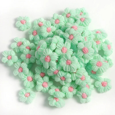 10/20gab 4cm vilnas ziedu aplikācija DIY apģērbiem cepures apavi Amatniecība šūšanas piederumi ielāpi Galvassegas matu sprādzes dekoru aksesuāri