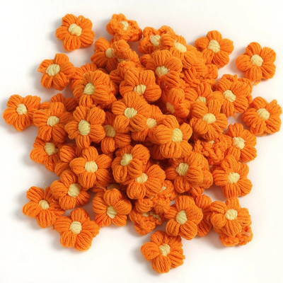 10/20gab 4cm vilnas ziedu aplikācija DIY apģērbiem cepures apavi Amatniecība šūšanas piederumi ielāpi Galvassegas matu sprādzes dekoru aksesuāri