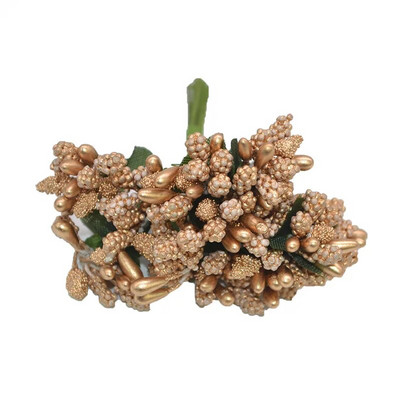 12 tk/partii käsitöö kunstlilled tolmukas suhkur pulmapeo kaunistus DIY pärg kinkekarp Scrapbooking odavad võltslilled