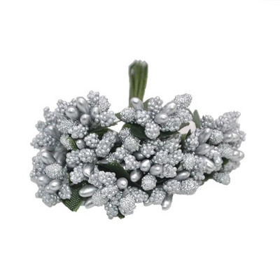 12 tk/partii käsitöö kunstlilled tolmukas suhkur pulmapeo kaunistus DIY pärg kinkekarp Scrapbooking odavad võltslilled