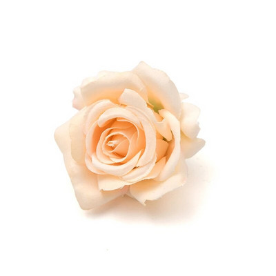 30PCS 5cm zakrivljeni rub ruže od umjetne svile cvjetne glavice vjenčane dekoracije DIY rođendanski vijenac Scrapbooking obrt lažno cvijeće