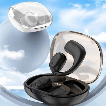 Ασύρματα ακουστικά F60 Κρεμαστά ακουστικά ακουστικών Ενσωματωμένο μικρόφωνο Ακουστικά Clear Calls Ακουστικά για κινητά τηλέφωνα Φορητός υπολογιστής gaming
