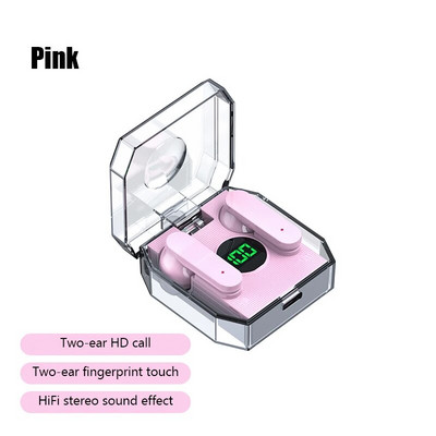 K30 bežične slušalice za slušalice za igrice s kućištem za punjenje, slušalice s zaslonom za napajanje za mobitel, računalo, prijenosno računalo