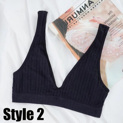 Grudnjak za dojenje Odjeća za trudnice Grudnjak za spavanje i dojenje Deep V Pamučni grudnjak za dojenje za trudnice Allaitement