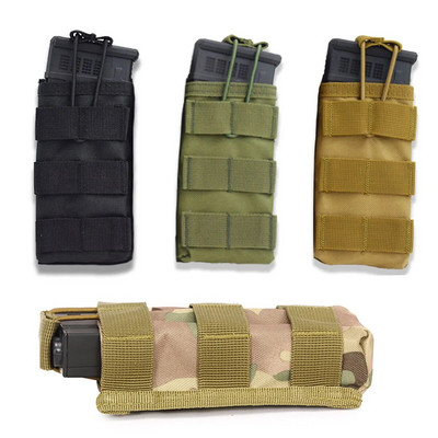Тактическа чанта за списание Molle Walkie Talkie Holder Pack Hunting Rifle Mag Bag Airsoft Gun Accessories Кобур за факел AK M4 AR-15