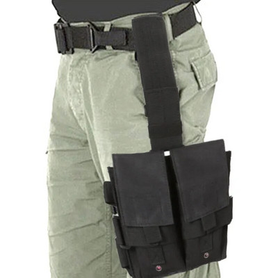 Тактически M4 5.56 Rifle Magazine Pouch Pack Военен пейнтбол Еърсофт AR Gun Clip Mag Holder Ловна чанта за крака на бедрото за колан