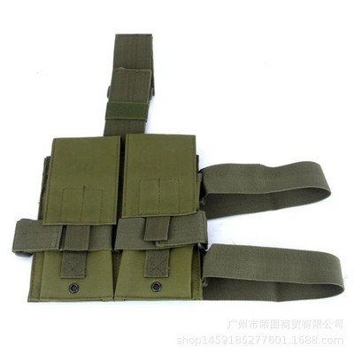 Taktikaline M4 5.56 vintpüssi ajakirja kott sõjaline paintball Airsoft AR relvaklambrihoidik jahitilkuv jala reievöö kott