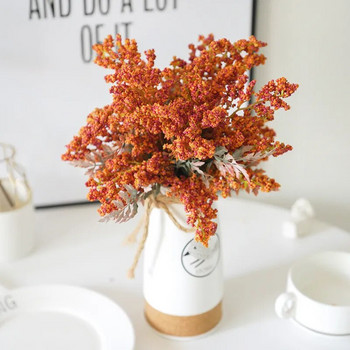 Πανέμορφος αφρός τεχνητά λουλούδια λεβάντας φτηνό σιτάρι ψεύτικα φυτά ανθοδέσμη Χριστουγεννιάτικη γαμήλια διακόσμηση τραπεζιού σπιτιού Φθινοπωρινές χειροτεχνίες