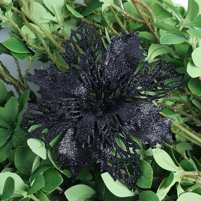 5 kom 9-16 cm božićni ukrasi svjetlucavo umjetno cvijeće za uređenje doma Božićno drvce Privjesak Navidad Novogodišnji ukrasi Pribor