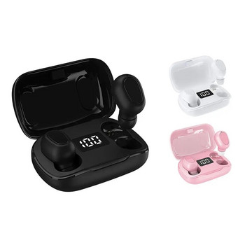 L21pro Безжични слушалки Спортни слушалки 6H Playtime Слушалки С калъф за зареждане Слушалки Слушалки за поставяне в ушите за лаптоп