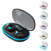 X55 vezeték nélküli fülhallgató, füldugós fülhallgató tápellátás kijelzővel, töltőtokkal Fülhallgató okostelefonhoz, számítógépes laptophoz