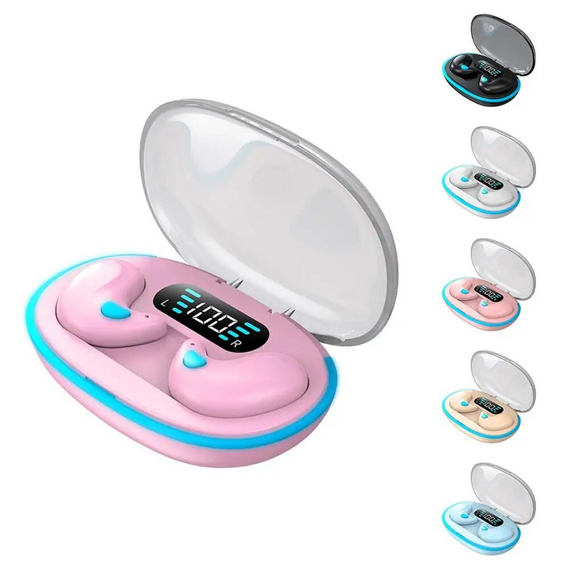 X55 vezeték nélküli fülhallgató, füldugós fülhallgató tápellátás kijelzővel, töltőtokkal Fülhallgató okostelefonhoz, számítógépes laptophoz