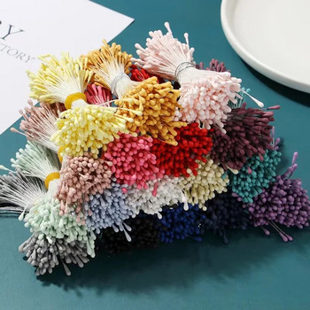 400/800 τεμ. Flowers Stamen  DIY τεχνητά λουλούδια στεφάνι για γαμήλιο πάρτι Διακόσμηση σπιτιού Flower Core Stamen Αξεσουάρ λουλουδιών