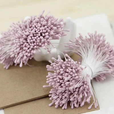 400/800gab. Ziedi putekšņlapa  DIY mākslīgo ziedu vainags kāzu ballītei Mājas dekors Ziedu serdeņa putekšņlapa ziedu aksesuāri