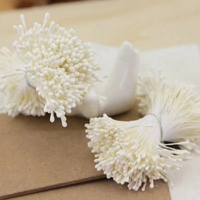 400/800gab. Ziedi putekšņlapa  DIY mākslīgo ziedu vainags kāzu ballītei Mājas dekors Ziedu serdeņa putekšņlapa ziedu aksesuāri