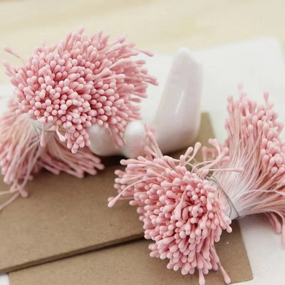 400/800gab. Ziedi putekšņlapa  DIY mākslīgo ziedu vainags kāzu ballītei Mājas dekors Ziedu serdeņa putekšņlapa ziedu aksesuāri