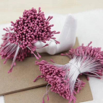 400/800gab. Ziedi putekšņlapa  DIY mākslīgo ziedu vainags kāzu ballītei Mājas dekors Ziedu serdeņa putekšņlapa ziedu aksesuāri