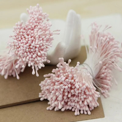 400/800gab. Ziedi putekšņlapa  DIY mākslīgo ziedu vainags kāzu ballītei Mājas dekors Ziedu serdeņa putekšņlapa ziedu aksesuāri