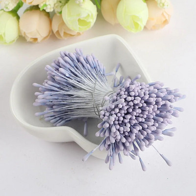 400/800gab. Ziedi putekšņlapa  DIY mākslīgo ziedu vainags kāzu ballītei Mājas dekors Ziedu serdeņa putekšņlapa ziedu aksesuāri