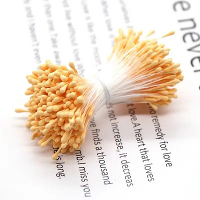 400/800gab. Ziedi putekšņlapa  DIY mākslīgo ziedu vainags kāzu ballītei Mājas dekors Ziedu serdeņa putekšņlapa ziedu aksesuāri