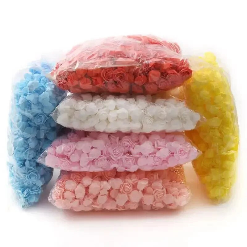 500 komada Umjetne glavice ruža od pjene Umjetno cvijeće za medvjedić ruže Poklon za Valentinovo Cvjetni ukrasi za vjenčanje