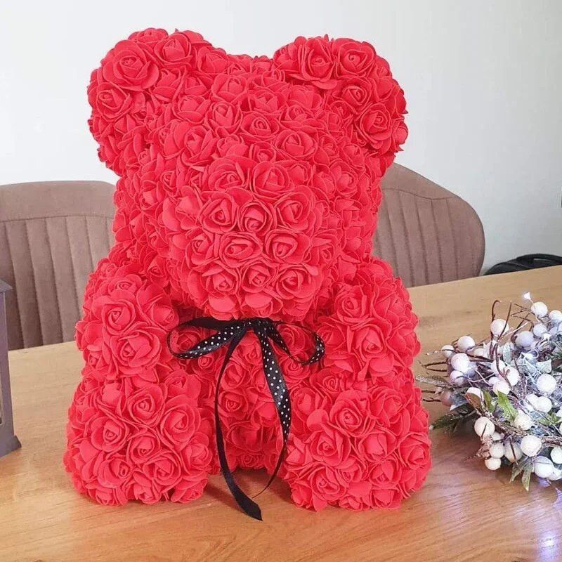 500 komada Umjetne glavice ruža od pjene Umjetno cvijeće za medvjedić ruže Poklon za Valentinovo Cvjetni ukrasi za vjenčanje