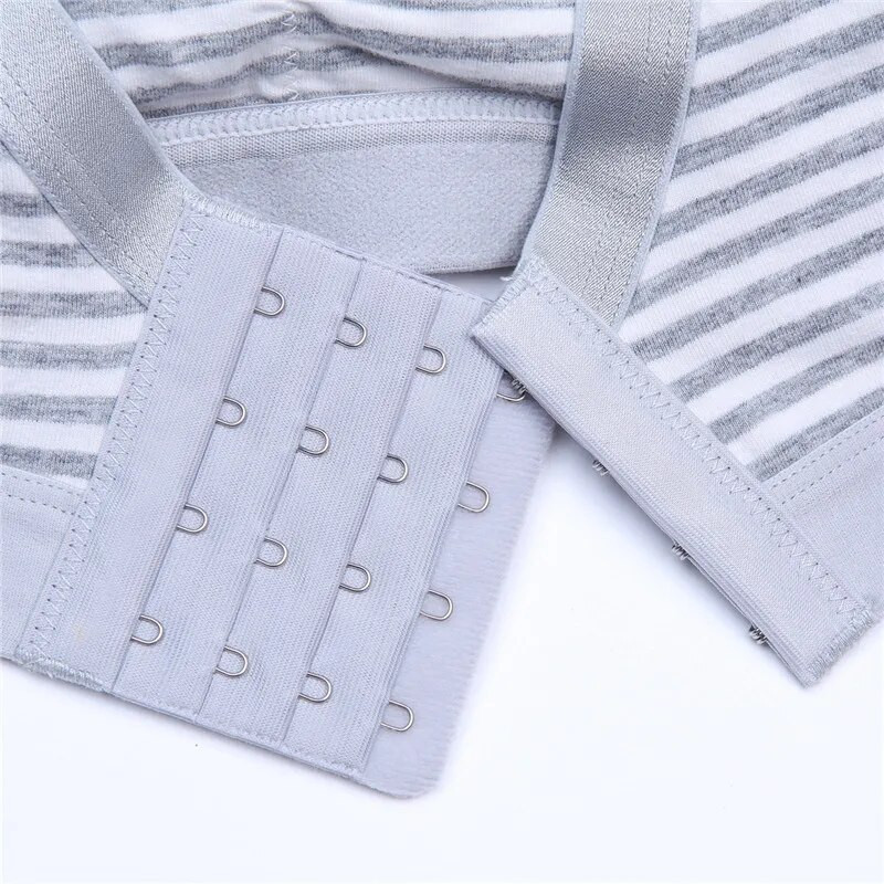 Szoptató alsónemű Kismama melltartó Sport szoptató melltartó etető melltartóhoz Párnázott pamut terhes nők terhes melltartó varrat nélküli