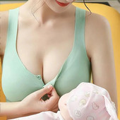 No Trace Grudnjak za trudnice i dojilje Donje rublje Grudnjak za dojenje Tanak s prednjim dugmetom Soutien Gorge Lactancia Femme