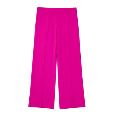 Sievietes elegants, rozā sarkans, taisns bleizera uzvalks 2023. gada pavasarī, sieviešu elegants, šņorējams bleizeris, uzvalks dāmām.