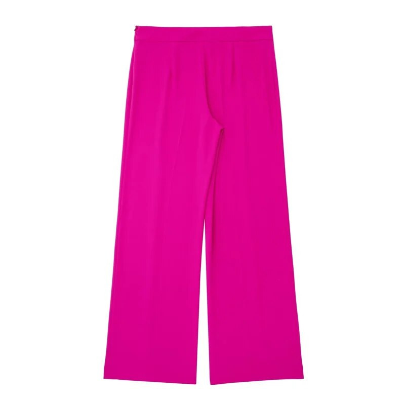 Sievietes elegants, rozā sarkans, taisns bleizera uzvalks 2023. gada pavasarī, sieviešu elegants, šņorējams bleizeris, uzvalks dāmām.