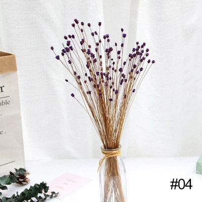50 gab. Žāvētu ziedu pušķis Sausie Ziedi Priecīgie Ziedi Maza Prese Mini Dekoratīvā fotogrāfija Fotoattēlu fona dekors