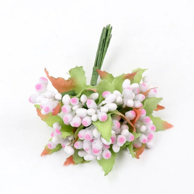 12 komada biserne bobice Umjetni cvijet od prašnika za vjenčanje Dekoracija doma Tučak Uradi sam vijenac Scrapbooking Lažno cvijeće