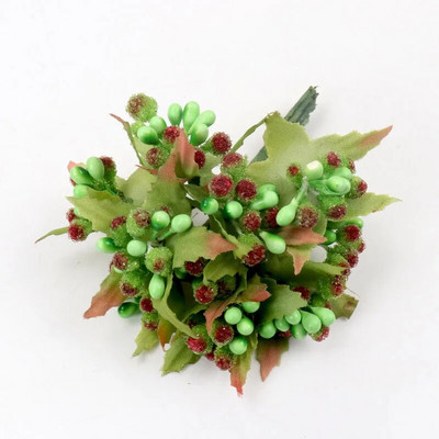 12 komada biserne bobice Umjetni cvijet od prašnika za vjenčanje Dekoracija doma Tučak Uradi sam vijenac Scrapbooking Lažno cvijeće