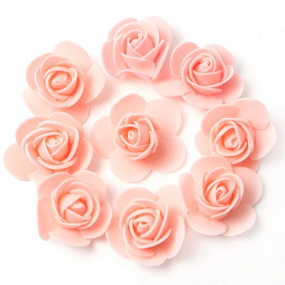 100/200/300 gab. Mākslīgie rožu ziedi Putuplasta viltoti ziedi Mājas dekorēšanai Kāzu ballītei Kāzu dekorēšanai Līgavas aksesuāri