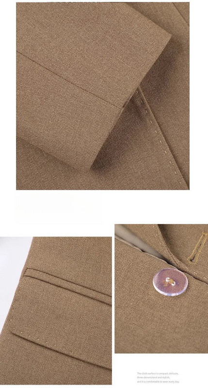 Vintage sieviešu formāls bikškostīms 2023, jauns rudens ziemas haki zaļš melns žakete un bikses, dāmas darbs, bizness, 2 daļ.