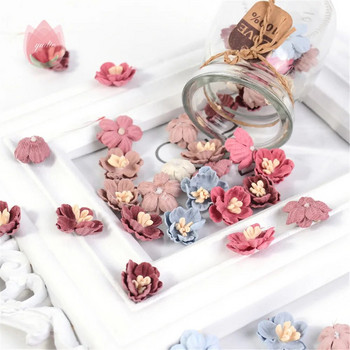 Μεταξωτό τριαντάφυλλο τεχνητά λουλούδια 2cm ψεύτικα λουλούδια για διακόσμηση σπιτιού Κήπος Διακόσμηση γάμου DIY Αξεσουάρ στεφάνι ρούχων
