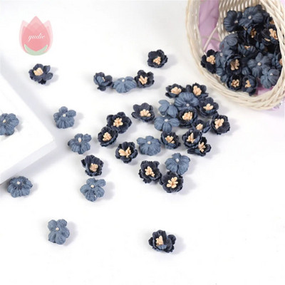 Svilena ruža Umjetno cvijeće 2 cm Lažno cvijeće za uređenje doma Vrt Vjenčanje Bračna dekoracija DIY Odjeća Dodaci za vijenac