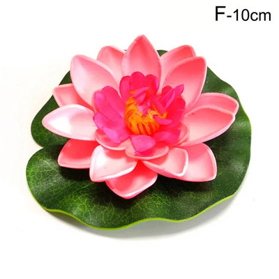 10/18cm Umjetni lotos Lažna biljka DIY Simulacija lopoča Plutajući lotos Vrtno jezerce Dekoracija akvarija Umjetno cvijeće
