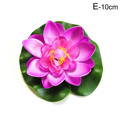 10/18cm Umjetni lotos Lažna biljka DIY Simulacija lopoča Plutajući lotos Vrtno jezerce Dekoracija akvarija Umjetno cvijeće