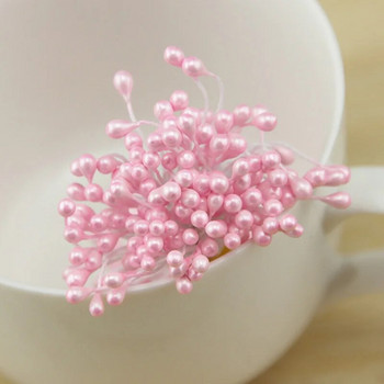150 бр. 55 мм мини тичинки, ръчно изработени изкуствени цветя за сватбено тържество Декорация на дома Направи си сам коледни аксесоари за албуми